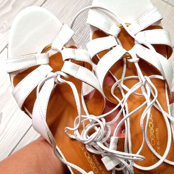 (43-3502) Andre Assous Women's Maggie Espadrille Wedge Sandals Sz 39 (8.5) - Picture 5 of 11